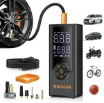 HOVVIDA ne&scaron;iojamas automobilinis oro kompresorius 12 V 150 PSI 40 l/min AM41J3