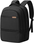Songmics Ne&scaron;iojamojo kompiuterio kuprinė 35 L, 17.3 colių kompiuteriui, su USB jungtimi ir 180&deg; atidarymu, juoda