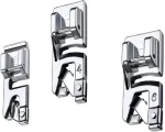 Wangcl 3 dalių siauras valcuotas kra&scaron;to siuvimo ma&scaron;inos pėdelės rinkinys, tinkamas daugiafunkcinėms buitinėms siuvimo ma&scaron;inoms (3/4/6 mm)