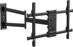 Forging mount tv sieninis laikiklis su ilgu atstumu 820 mm, kampinis tv laikiklis 180&deg; pasukamas sieninis laikiklis 32-75 colių televizoriams, pasukamas pakreipiamas tv laikiklis, i&scaron;laiko 50 kg, maks. vesa 600 x 400 mm