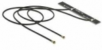 Delock WLAN dviguba antena 2 x MHF IV / HSC MXHP32 suderinama
