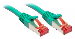 Tinklo Kabelis - LINDY Cat.6 S/FTP Tinklo Kabelis, RJ45, M/M, 250MHz, 27AWG, 0.3 m, Žalias