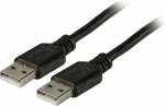 USB kabelis EFB USB-A - USB-A 3 m Juodas (K5253SW.3)