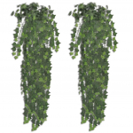 2 Žalios Spalvos Dirbtinės Gebenės 90 cm