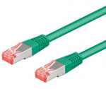 Goobay CAT 6 sujungimo kabelis, S / FTP (PIMF), žalias - kabelio ilgis 0,25 m
