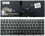 Hewlett Packard (HP) Klaviatūra HP: EliteBook 840 G5 846 G5 745 G5 (sidabrinė, su ap&scaron;vietimu)