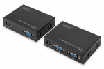 Assmann Electronic DIGITUS DS-51201 KVM Extender USB 1 Local + 1 Remote User iki 200M CAT5 UTP resolution 1920x1080 at 60Hz