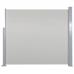 I&scaron;traukiama &scaron;oninė pertvara, kreminės spalvos, 120x300cm