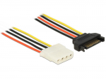 KABELIS ZASILAJĄCY WEWNĘTRZNY MOLEX(F)->SATA(M) 100CM DELOCK