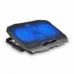 Au&scaron;inimo stovas ne&scaron;iojamam kompiuteriui White Shark Ice Warrior, iki 17,3", 4 ventiliatoriai, mėlynas pa&scaron;vietimas