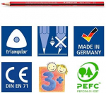 Spalvoti pie&scaron;tukai STAEDTLER NORIS 12 spalvų