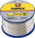 Topex Skardinis lydmetalis 60% Sn, viela 0,7 mm, 100 g