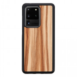 Dėklas MAN&WOOD case for Galaxy S20 Ultra cappuccino juodas