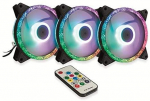 Inter Tech Ventiliatorius Argus RS- 07 RGB 3- pack + Hub (88885537)