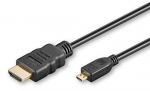 Kabelis MicroConnect HDMI Micro - HDMI 2m juoda (HDM19192V2.0D)