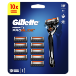 Gillette Fusion5 ProGlide Skustuvas Vyrams, +10 Skutimosi Galvučių