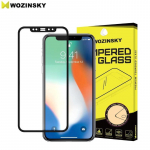 LCD apsauginis stikliukas Wozinsky 5D pritaikytas dėklui Apple iPhone 12 Pro Max juodas