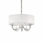 Pakabinamas &scaron;viestuvas Ideal Lux Suspended lamp with 3 lights SWAN, E14, pilka