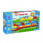 Wader Klocki Baby Blocks Railway 3,35 m 89 elementai
