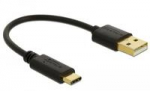 Delock USB įkrovimo laidas Type-A į USB Type-C&trade; 15 cm