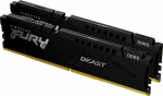RAM KINGSTON 16GB 5600MHz DDR5 CL40 DIMM 2 vnt. rinkinys FURY Beast Juodas