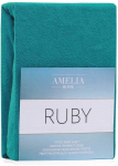 AmeliaHome Paklodė su guma 160&ndash;180x200 cm turkio spalvos AH RUBY