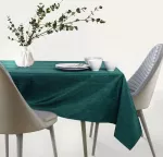 AmeliaHome Staltiesė 140&times;340 cm tamsiai žalia AH VESTA