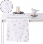 AmeliaHome TCLOTH/AH/CHRISTMASSTORY/HMD/Sidabrinis/40X120