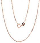 Sidabrinė grandinėlė Anchor 1.2 mm , briaunų apdirbimas deimantu - 2.5 g. - 40 - 1.2 mm.