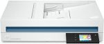 Skeneris Hewlett Packard (HP) &bdquo;HP ScanJet Pro N4600 fnw1&ldquo; skaitytuvas &ndash; A4 spalvotas 600 dpi, plok&scaron;čias nuskaitymas, automatinis dokumentų tiektuvas, automatinis dvipusis, OCR / nuskaitymas į tekstą, 40 ppm, 10 000 puslapių per dieną