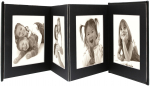 Nuotraukų rėmelis Deknudt Leporello juoda 8x10x15 8 nuotraukos A66DC2 8PH