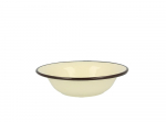 Enamelled bowl 0,95l dia.20cm h.5,3cm cream