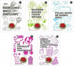 Ziemia Obiecana Promised Land Notebook A5/80K grid Panic (5 vnt.)