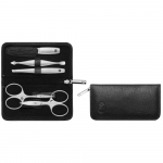 Zwilling komplektas do manicure - juoda etui, 5 dalys