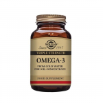 Solgar Omega-3 trigubas koncentratas 50 kapsulių