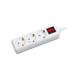 Silver Electronics Grandinės plok&scaron;tė Sidabrinis Electronics Supra 9640 Balta