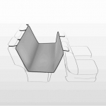 TRIXIE Automobilio sėdynės užtiesalas, 1.40x1.45 m, pilkas