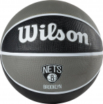Wilson NBA Team Brooklyn Nots Juodas- pilka kamuolys dydis 7 (WTB1300XBBRO0