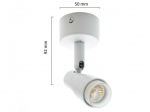 3W 4000K LED akcentinis &scaron;viestuvas baltas
