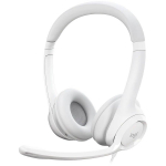 Ausinės Logitech H390, su laidu, Baltos