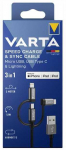 Varta 3in1 Speed Charge & Sync Cable 57937 laidas