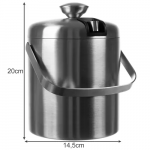 Ruhhy Ledo kibiras - žnyplės + &scaron;auk&scaron;tas ruhha 21159