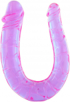 Seven creations dvigubas analinis vaginalinis dildas, dvipusis, 30 cm