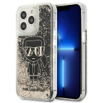 Apple iPhone 13 Pro Max Karl Lagerfeld dėklas Liquid Glitter Gatsby (KLHCP13XLGGKBK) juodos spalvos