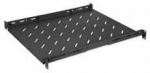 INTELLINET 19" su kintamo auk&scaron;čio bėgeliais fiksuotam montavimui 1U, 550-750 mm Gylis, Juodas, 714112