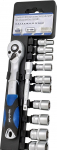 ADLER Rinkinys KLUCZY NASADOWYCH 1/4" 12 vnt