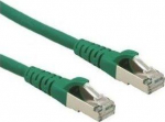 Roline ROLINE - Moč- Kabelis - RJ- 45 (M) - RJ- 45 (M) - 7,5 m - SFTP - CAT 6A - žalia (21.15.2836)