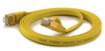 Wantec plok&scaron;čias CAT6A FTP pataisymo kabelis &ndash; 0,1 m &ndash; Cat6a &ndash; F/UTP (FTP) &ndash; RJ-45 &ndash; RJ-45 &ndash; geltonas (7057)