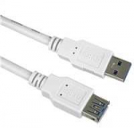 PremiumCord Prodlužovac&iacute; USB kabelis USB 3.0 Super-speed 5Gbps A-A kabelis, MF, 9 kontaktų, 0,5 m, mėlynas
