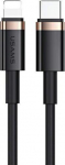 USAMS Kabelis U63 USB-C į Lightning 1,2m20W PD Fast Charge juodos spalvos SJ484USB01 (US-SJ484)